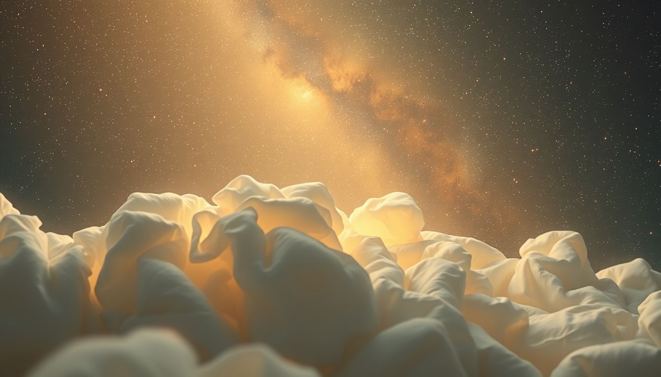 Rêver de draps en coton symbolise la douceur et la sérénité.