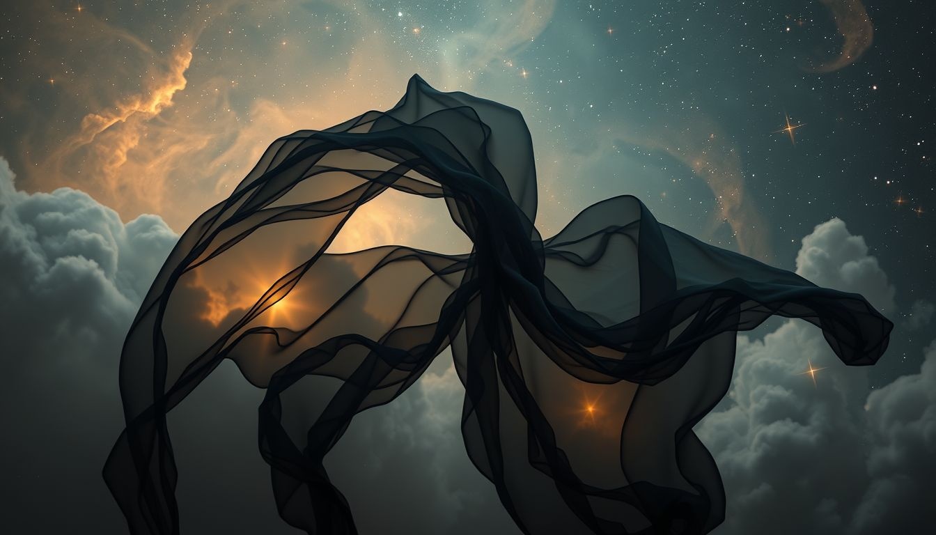 Rêver de draps noirs symbolise souvent la fin douloureuse d’un cycle.