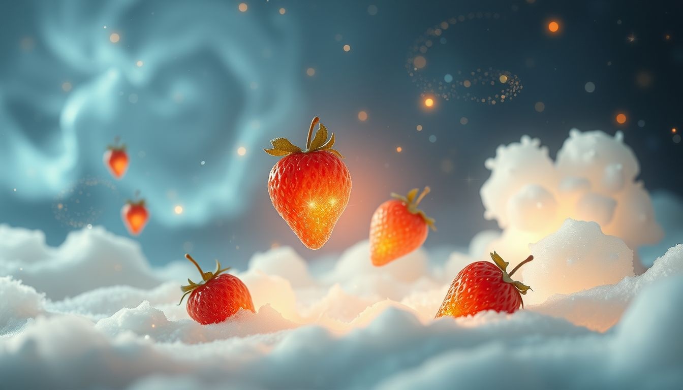 Rêver de fraises en hiver symbolise un amour attendu malgré l'adversité.