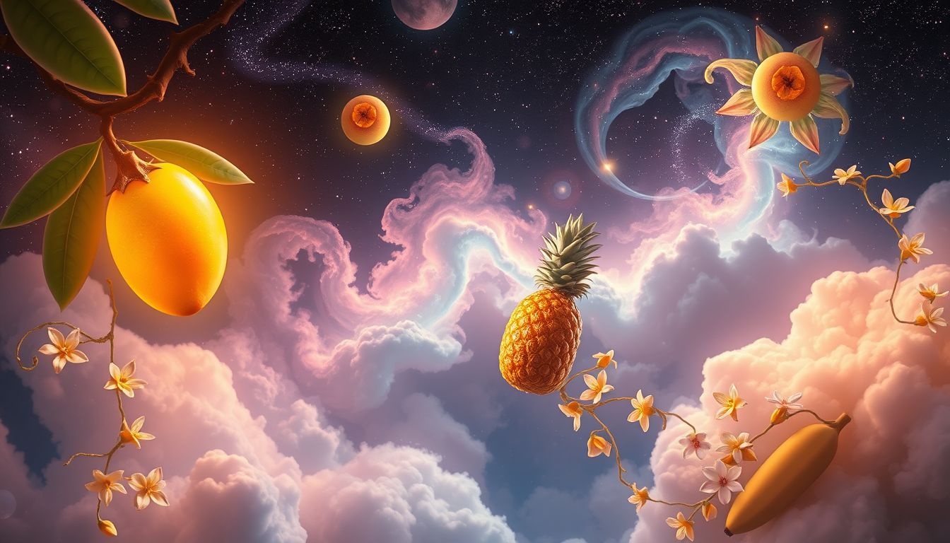 Rêver de fruits tropicaux symbolise fertilité, abondance et plaisir sensuel.