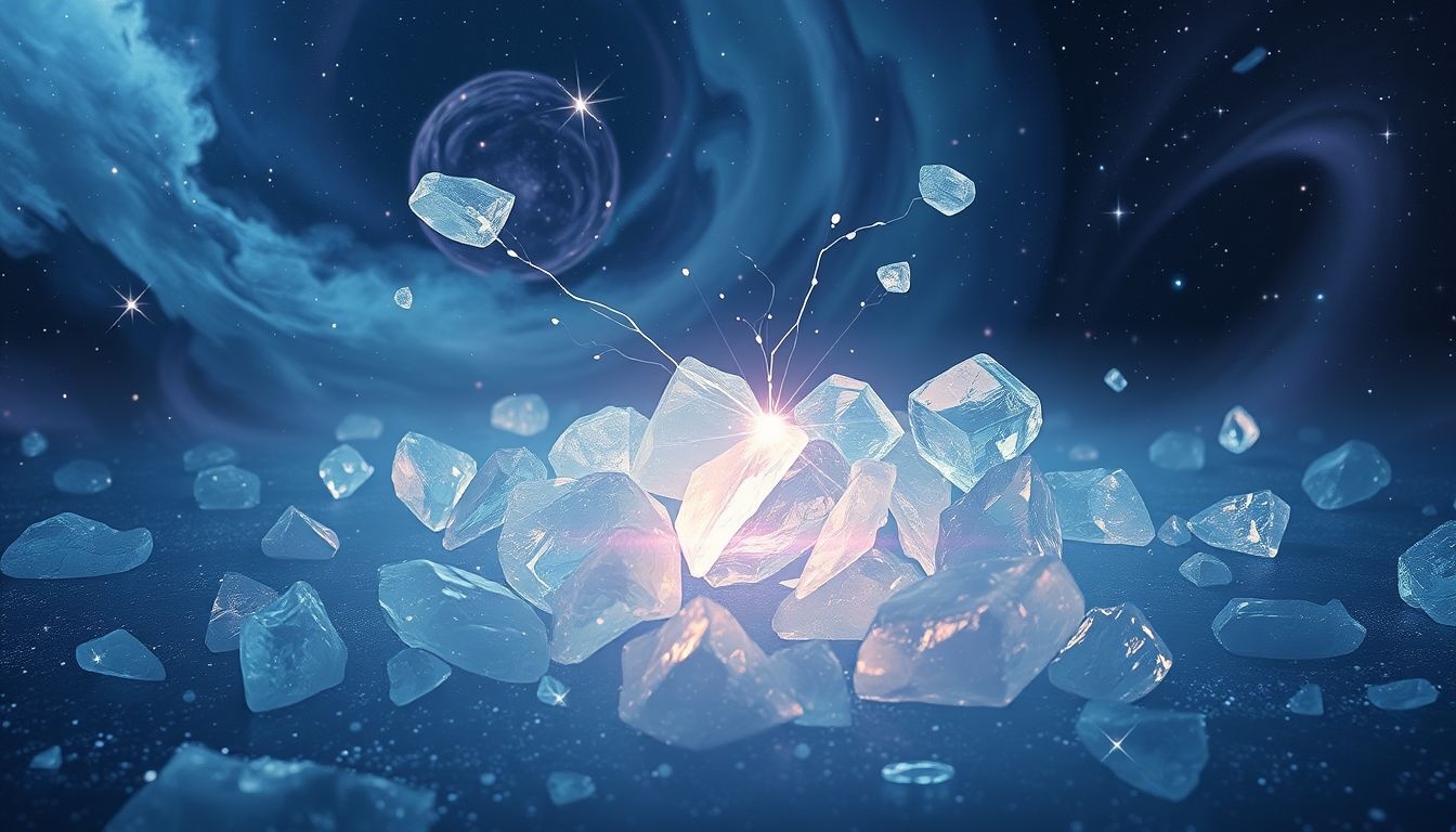 Rêver de glace pilée symbolise des émotions brisées et guérison.