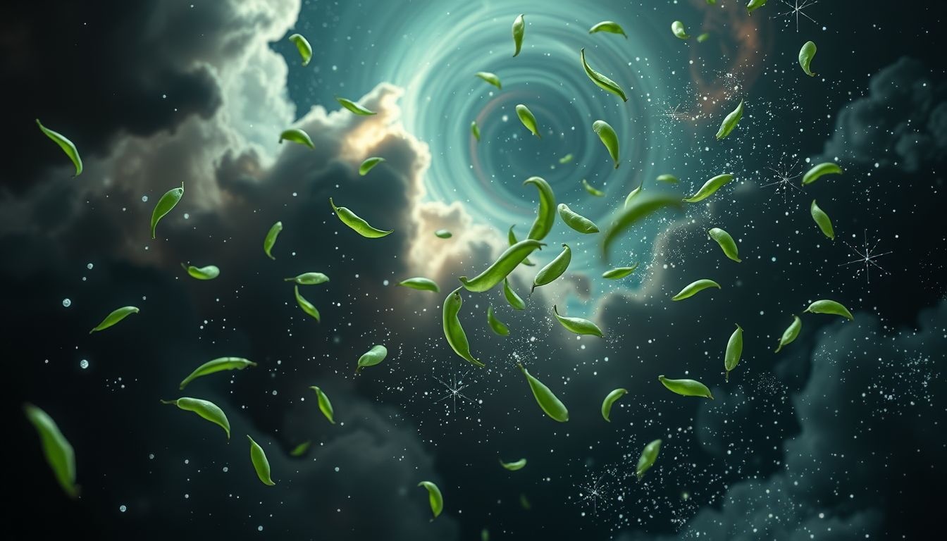 Rêver de haricots verts jetés symbolise souvent le regret profond.