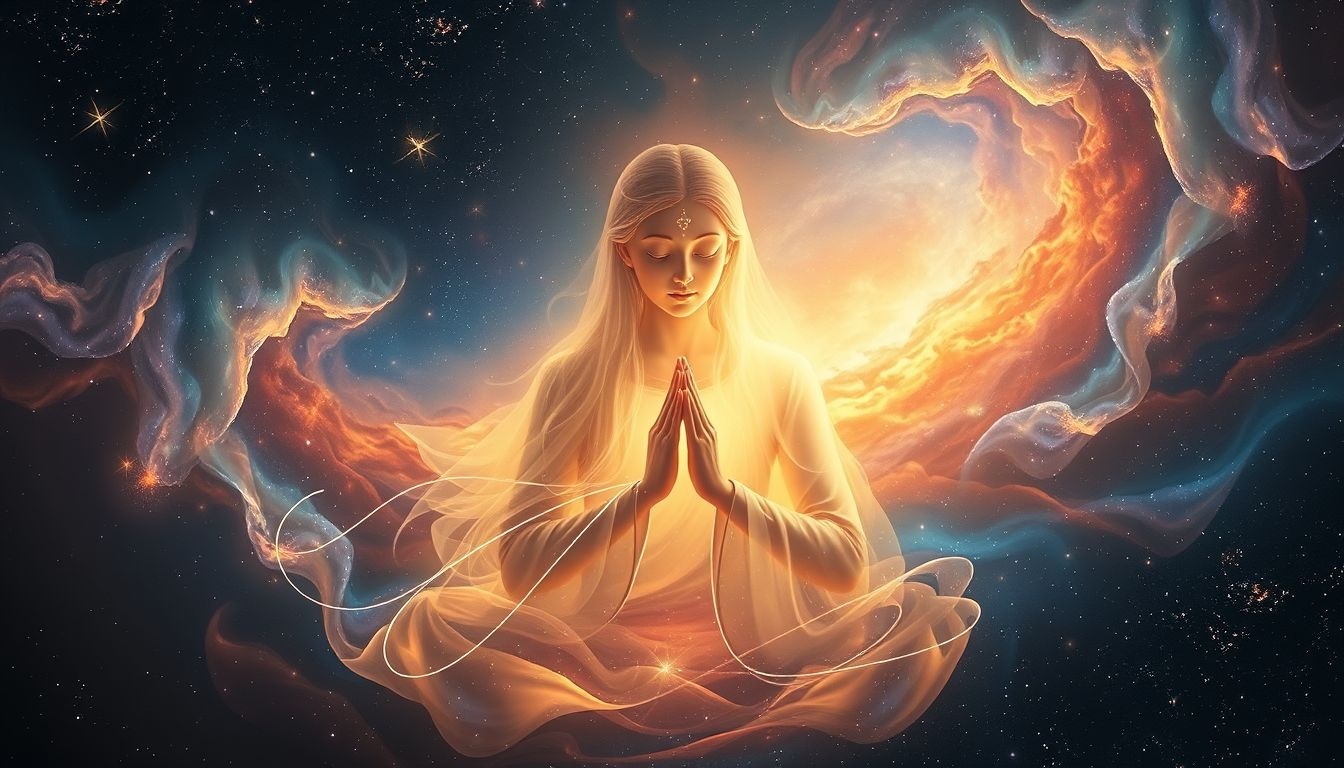 Rêver de Jésus récitant le Notre Père symbolise la paix intérieure.