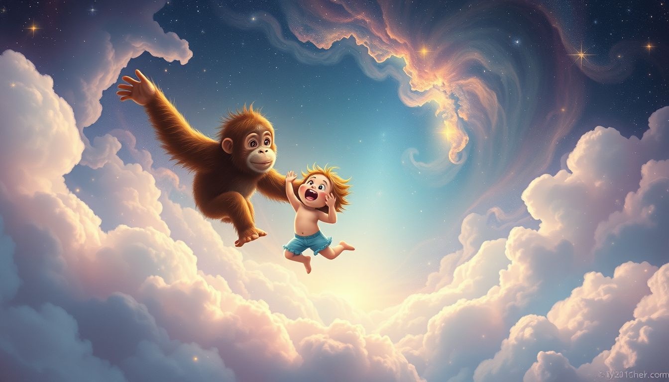 Rêver d’orang-outan symbolise la joie et la liberté intérieure.