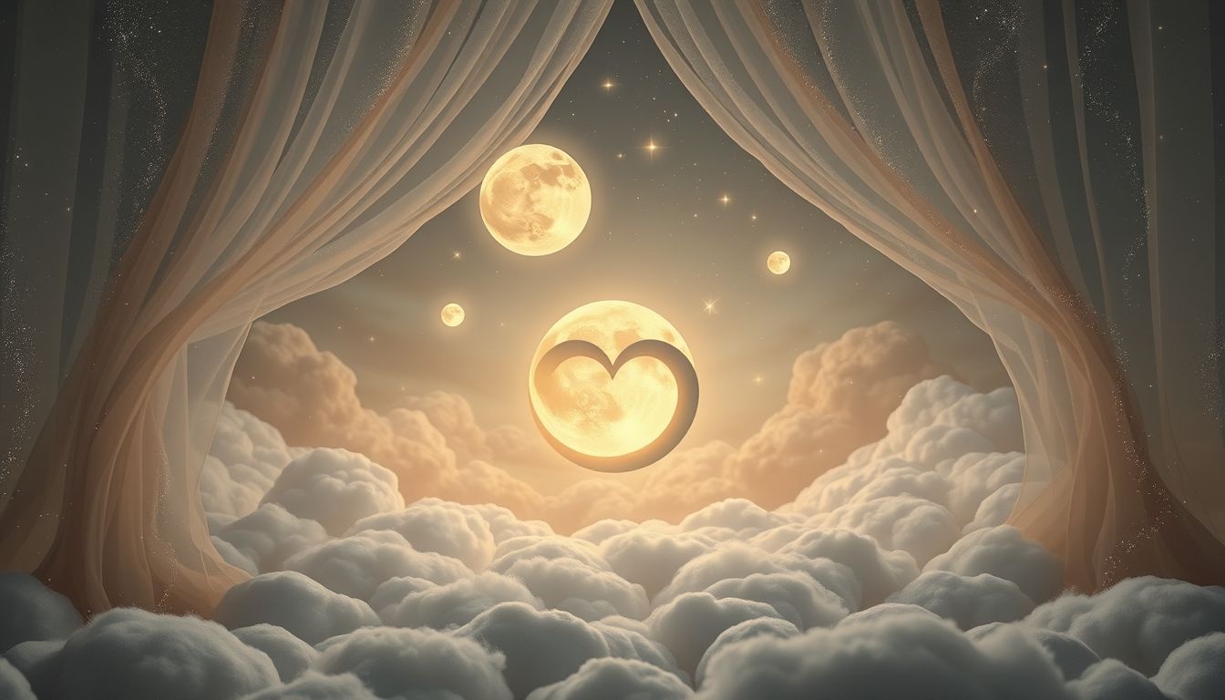 Rêver de la lune chez soi symbolise un refuge émotionnel apaisant.