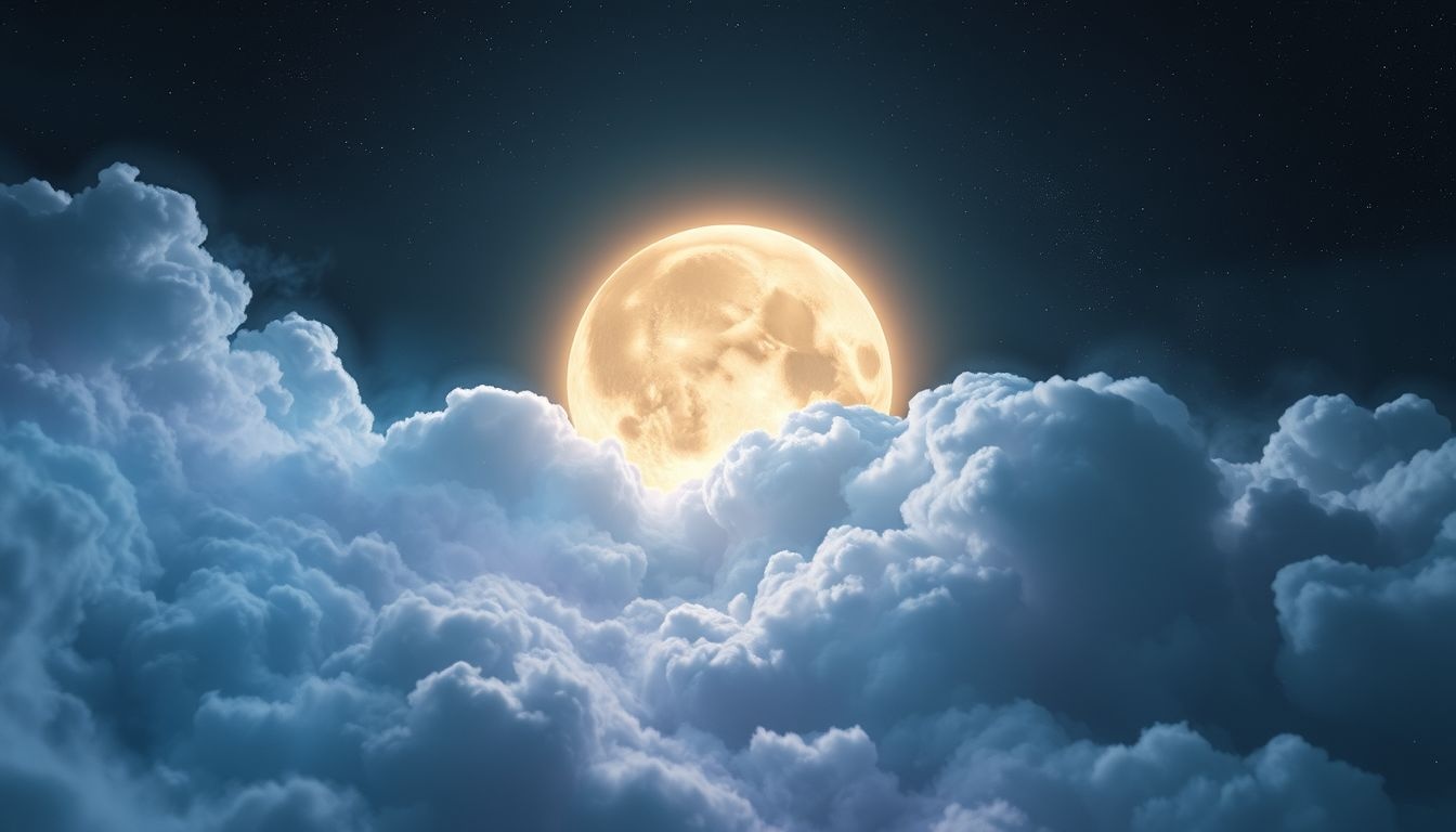 Rêver de lune proche révèle souvent une anxiété imminente intense.