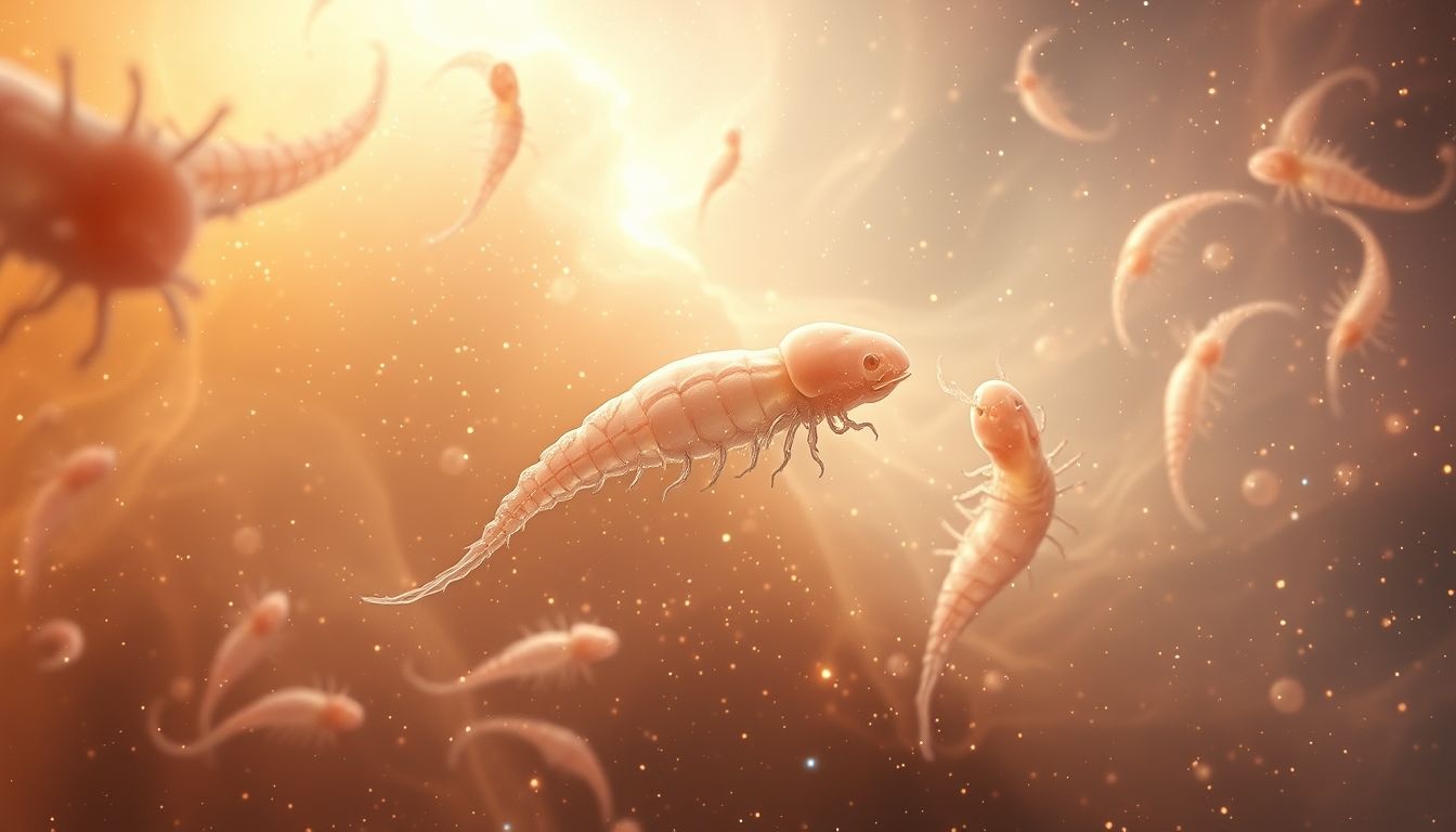 Rêver de larves de mouches à galles symbolise la transformation intérieure.