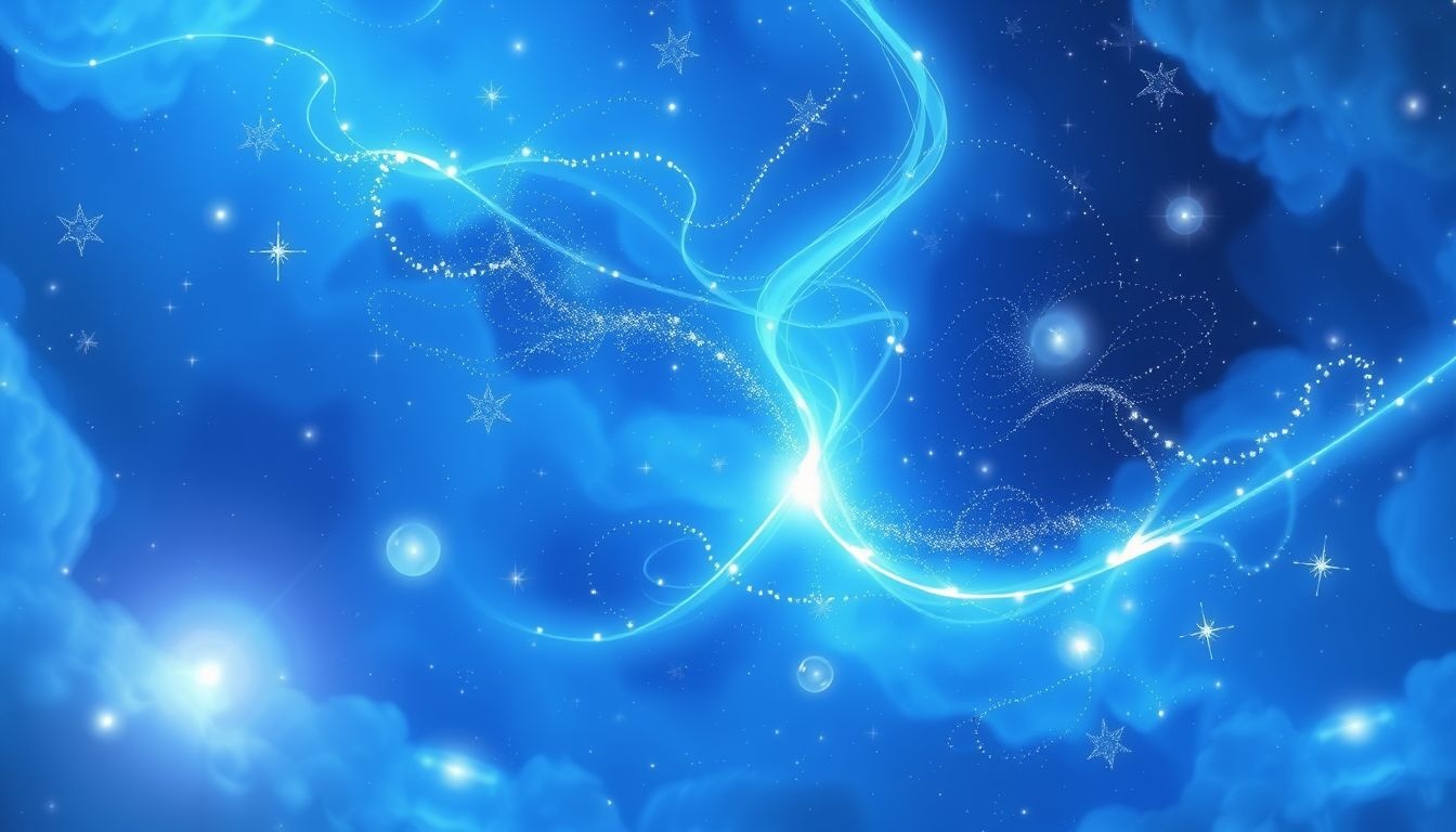 Rêver de lumière bleue symbolise paix intérieure et protection divine.