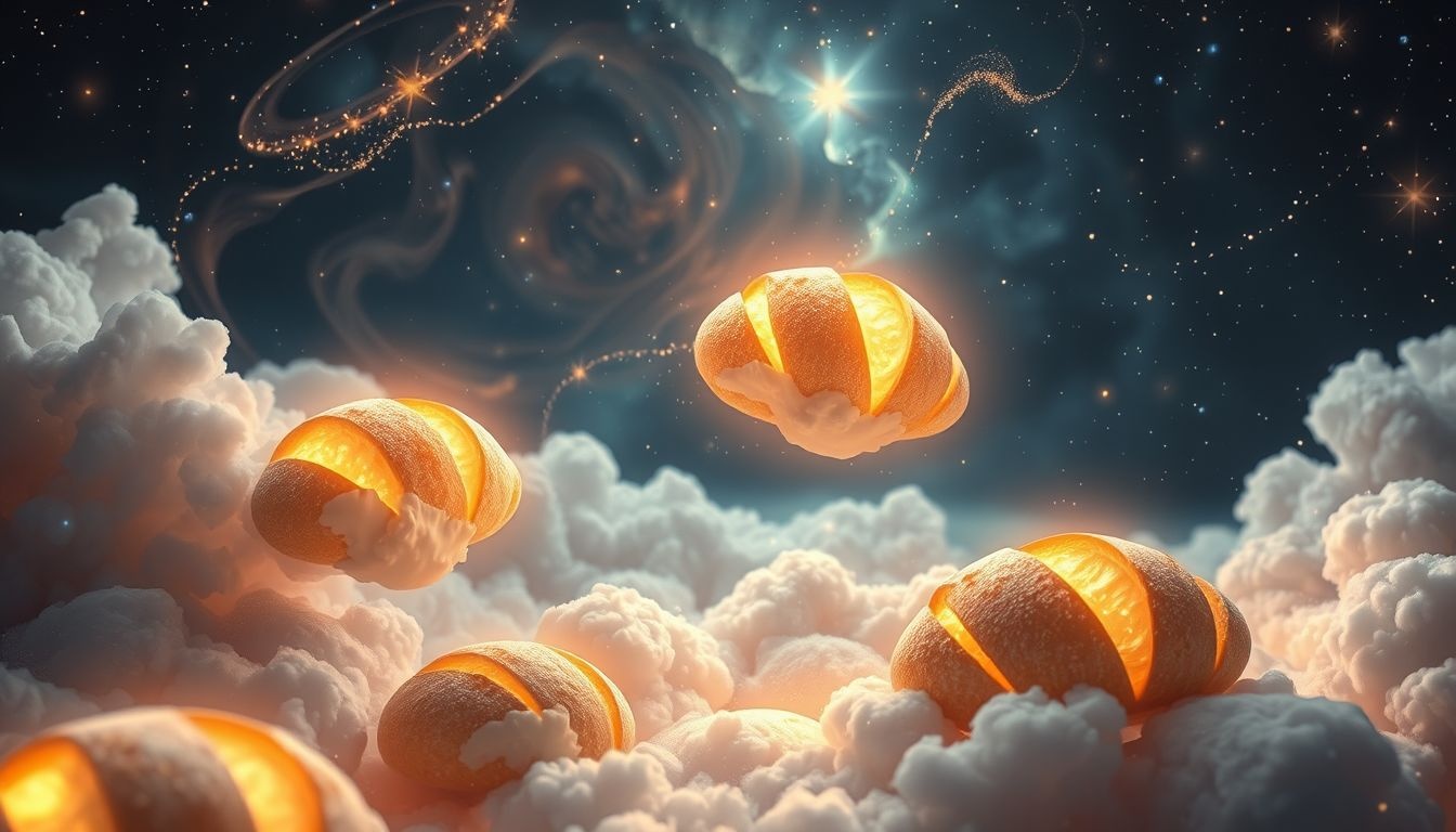 Rêver de pain cuit symbolise abondance et satisfaction intérieure profonde.