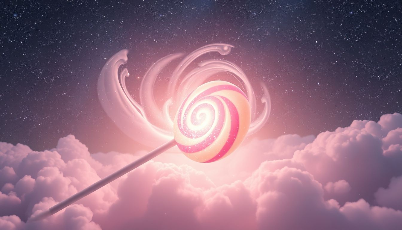 Rêver d'une sucette symbolise souvent un retour à l'innocence.