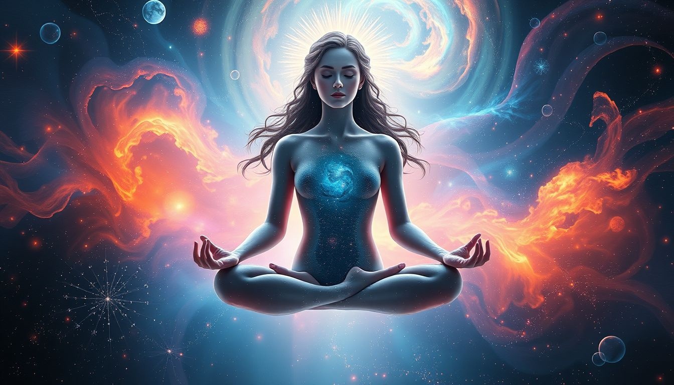 Rêver de méditer révèle souvent une créativité intuitive vive.