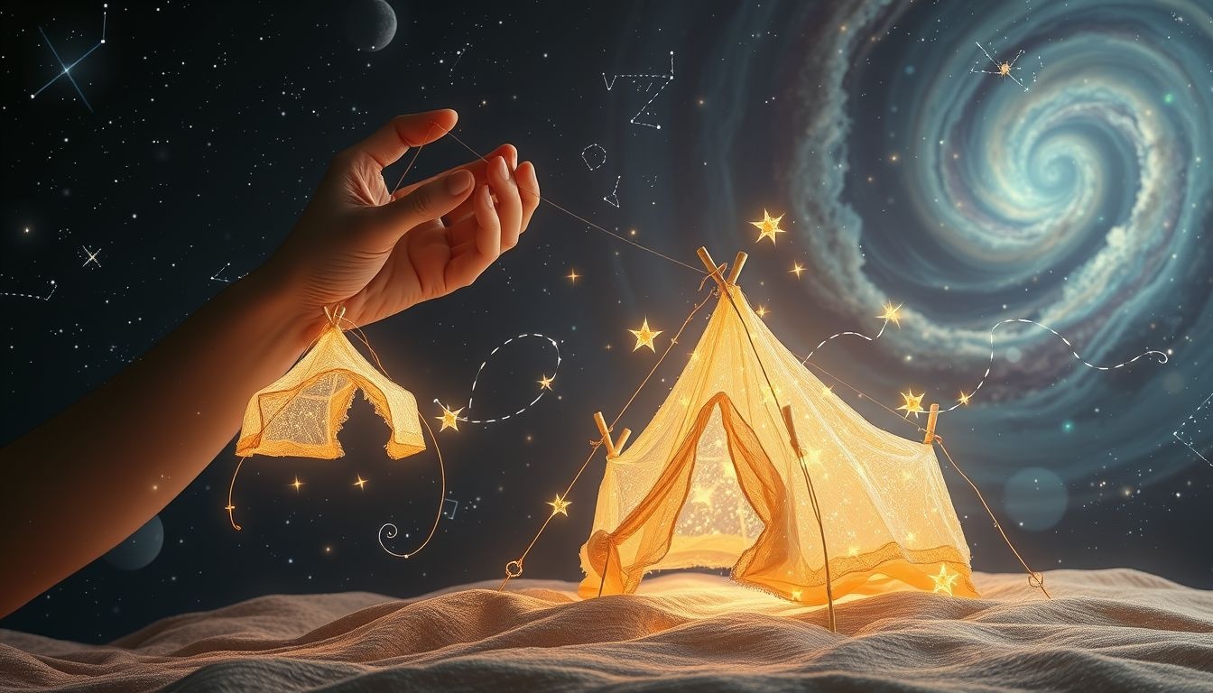 Préparer un bivouac en rêve symbolise anticipation et prise de décision.