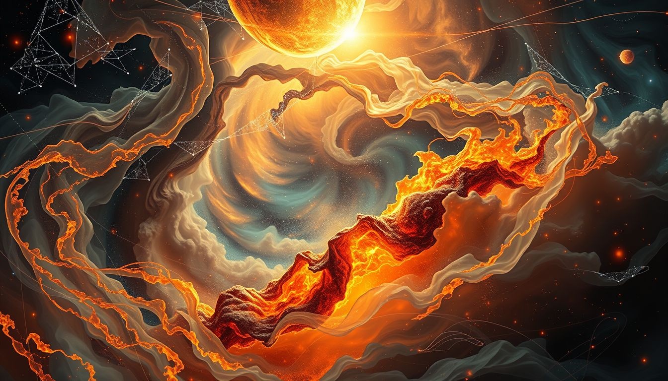 Rêver de myrrhe et de feu symbolise une transformation passionnée intense.