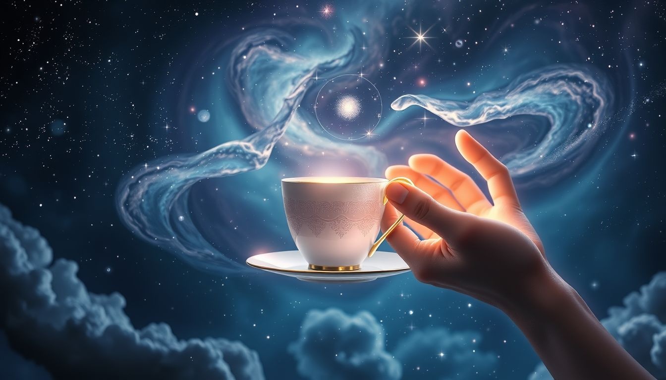 Rêver de nettoyer un service à café symbolise la purification intérieure.