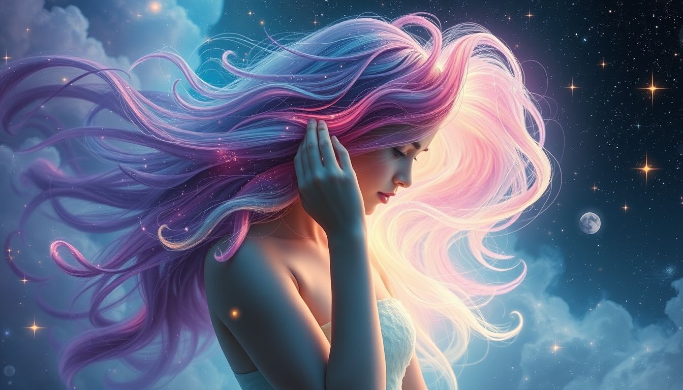 Rêver de peigner des cheveux colorés révèle une quête d’identité unique.