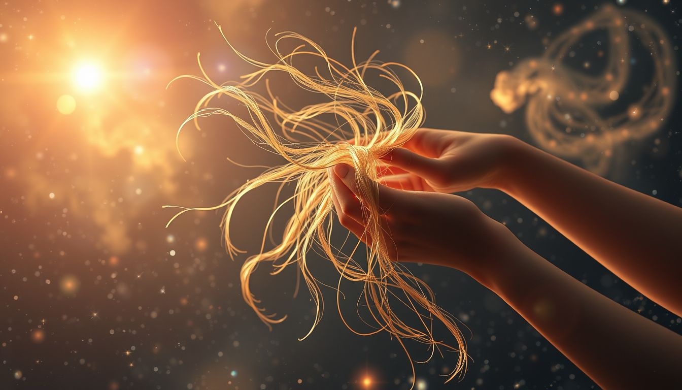 Rêver de peigner cheveux secs symbolise contrôle et clarté mentale.