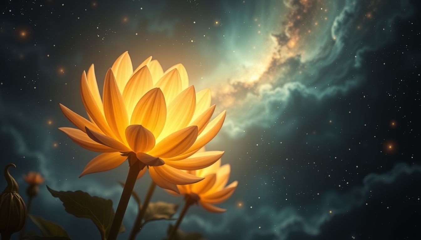 Rêver de dahlias symbolise la croissance personnelle et la réussite future.