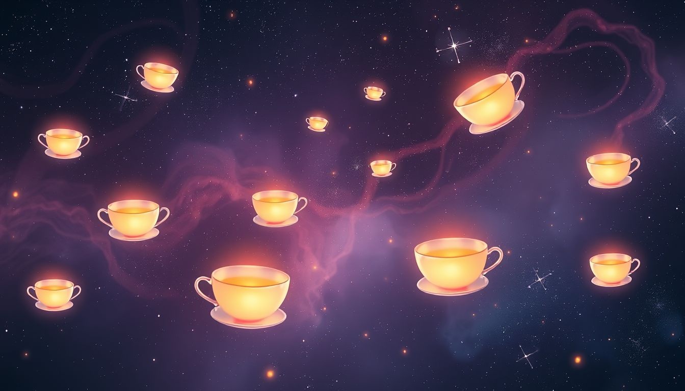 Rêver de plusieurs tasses symbolise des liens sociaux forts et chaleureux.