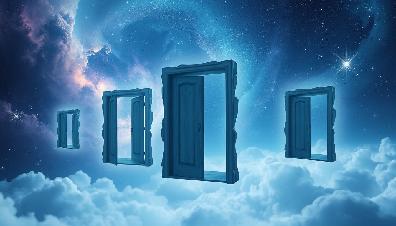 Rêver de portes usées symbolise souvent peur et renouveau imminent.
