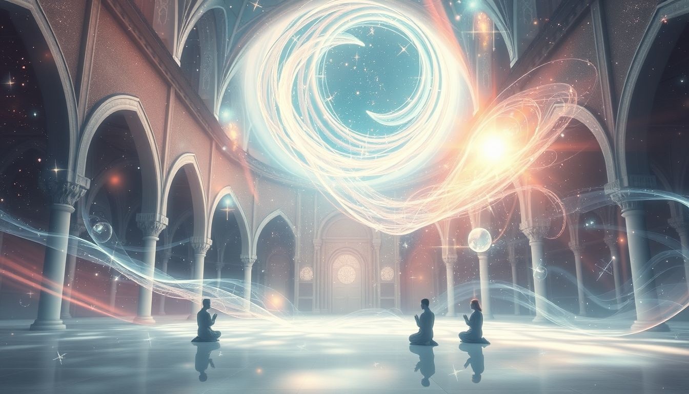 Rêver de prier en lieu sacré symbolise la quête spirituelle profonde.