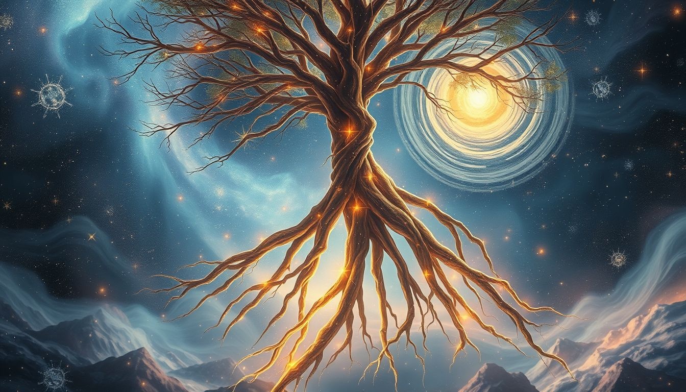 Rêver de racines d'orme symbolise vos liens ancestraux profonds.