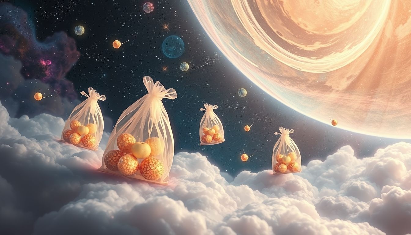 Rêver de remplir un sac de nourriture symbolise l’abondance future.