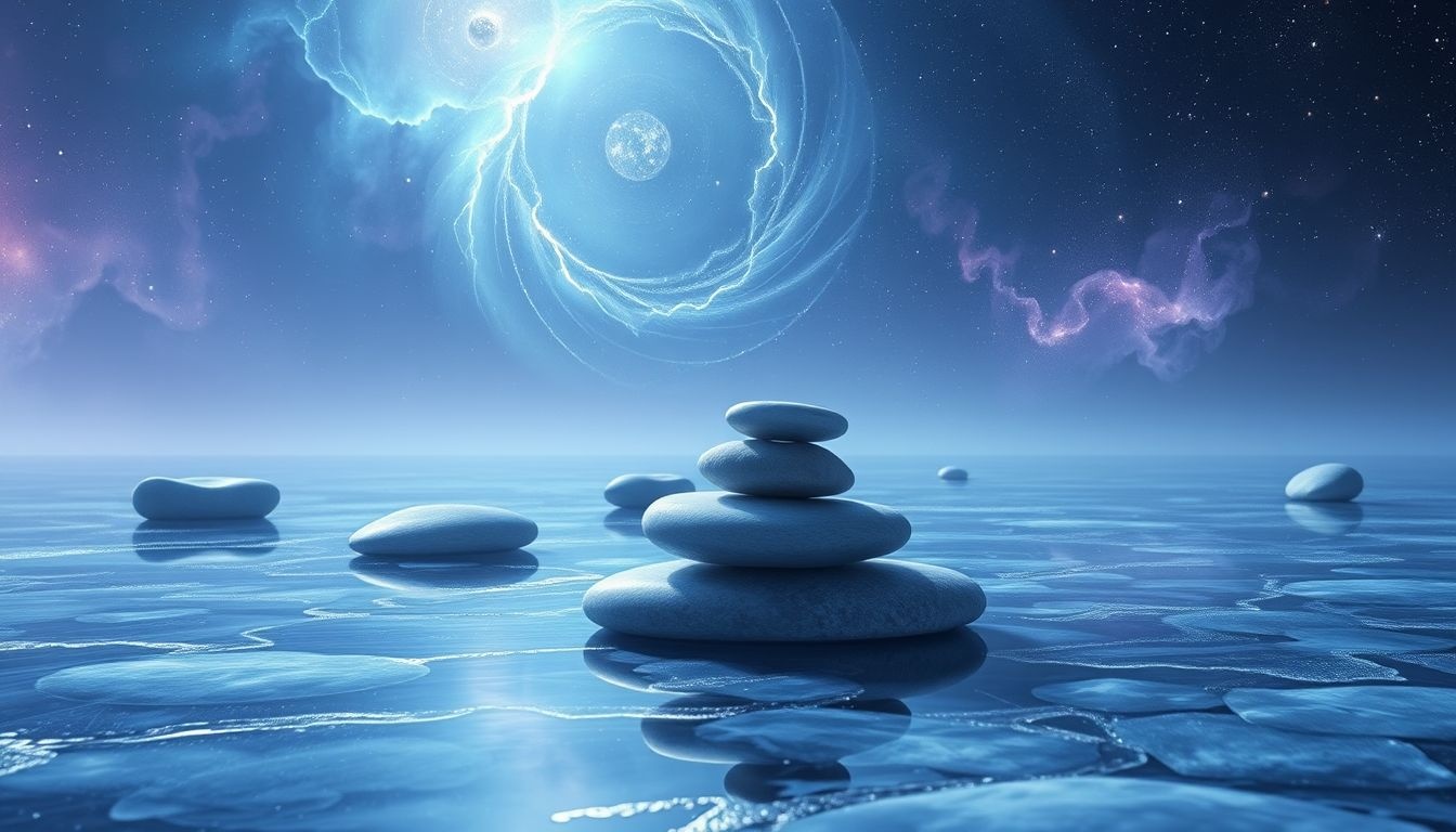 Rêver de rochers polis symbolise paix intérieure et équilibre stable.