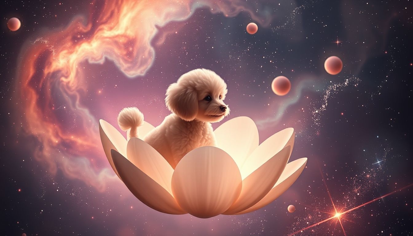 Rêver d’un caniche miniature symbolise souvent de nouvelles opportunités.