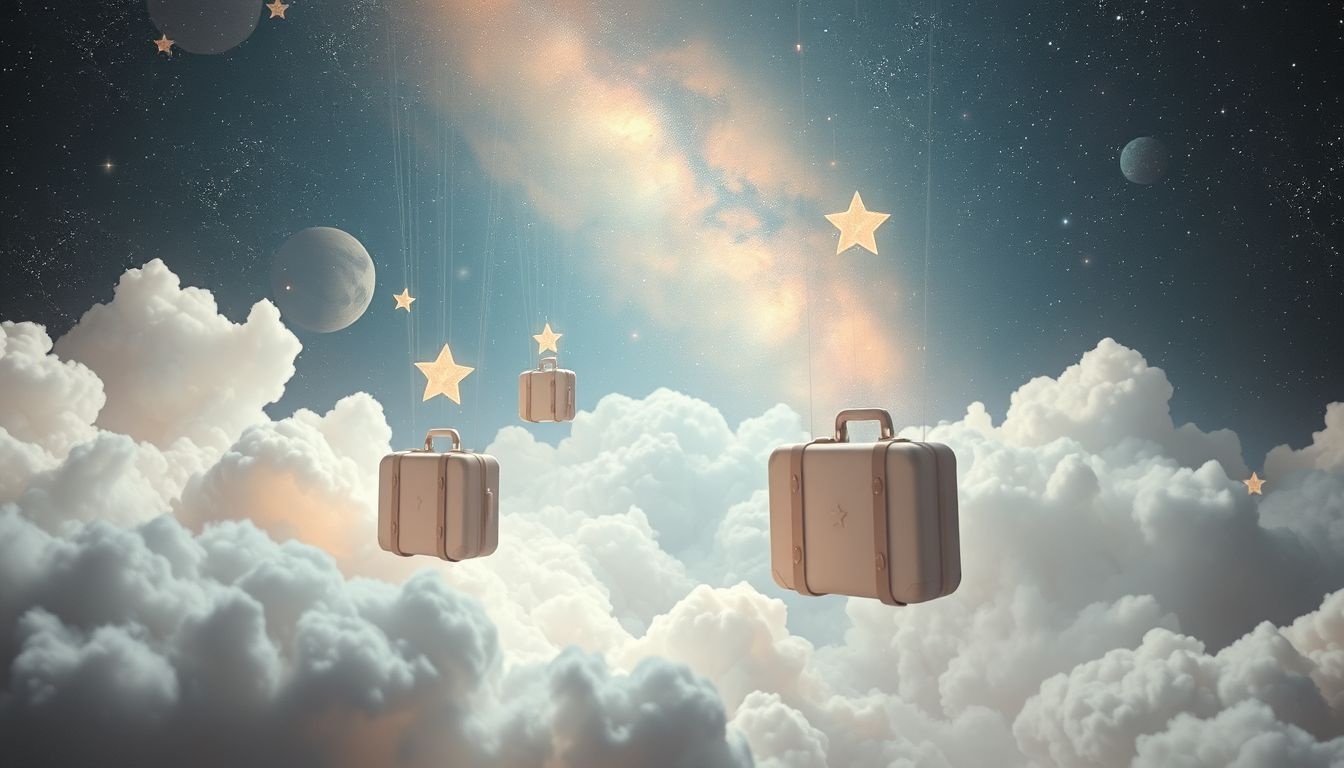 Rêver de valises symbolise souvent des projets en préparation.