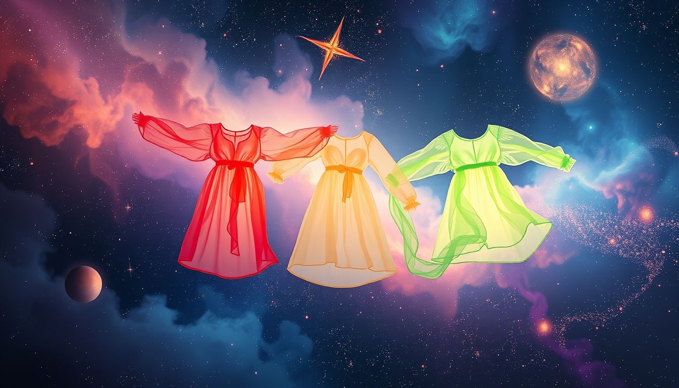 Rêver de vêtements rouges symbolise souvent la passion et l'énergie.