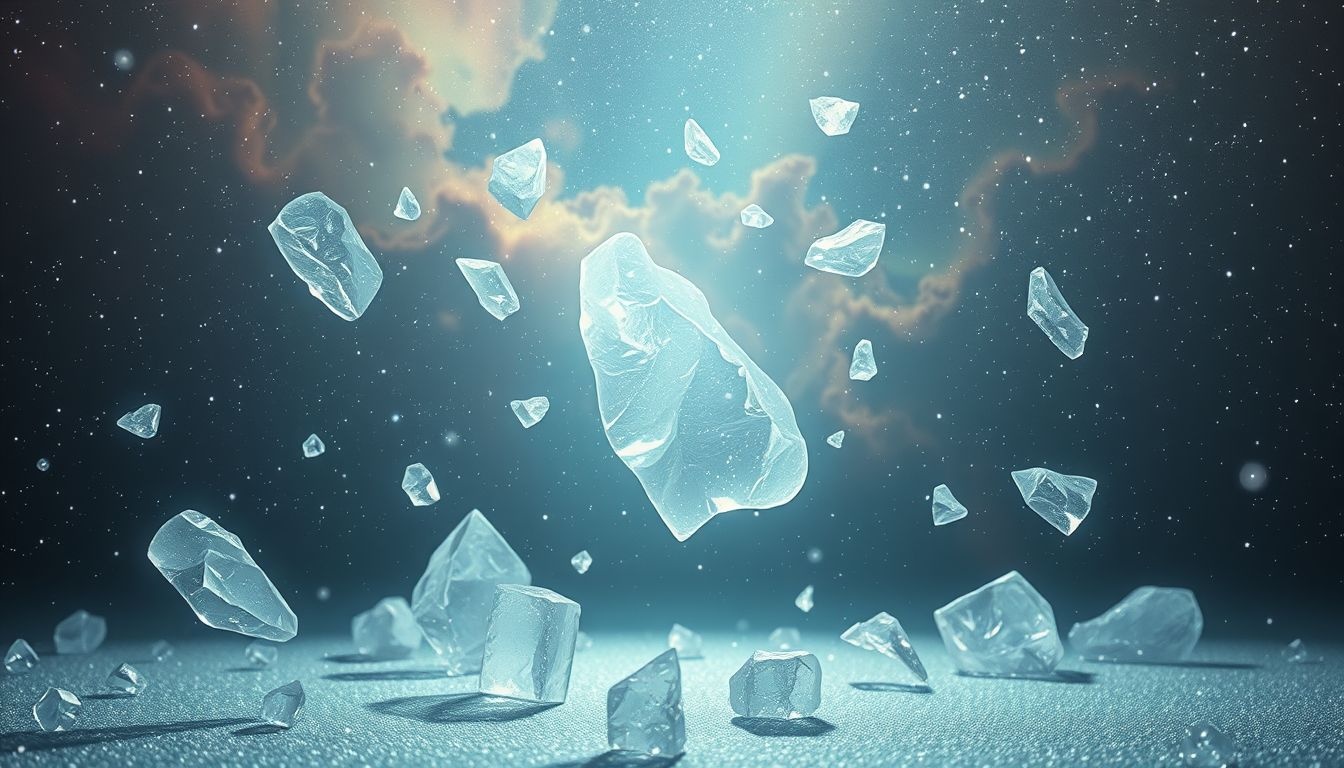 Rêver de verre fragile symbolise souvent une vulnérabilité émotionnelle profonde.