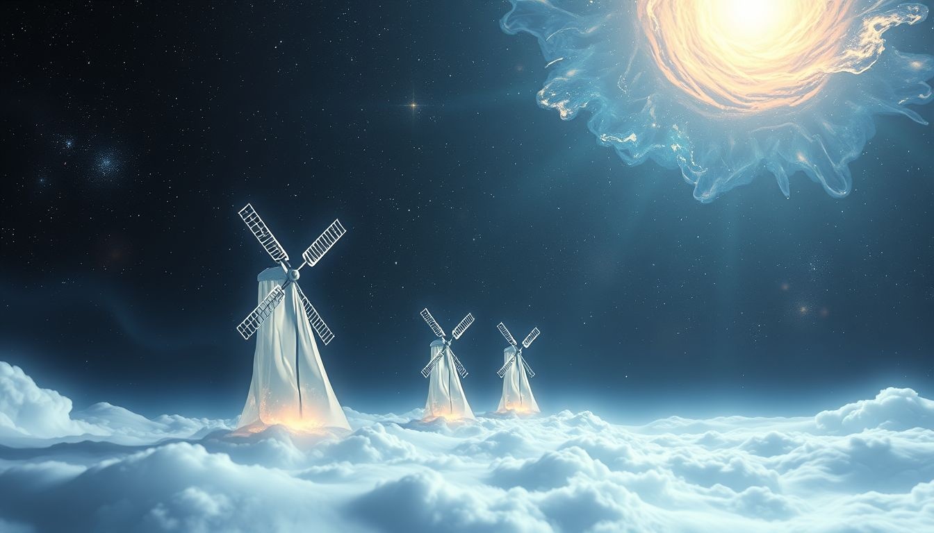 Voir les voiles de loin symbolise espoir et avenir prometteur.