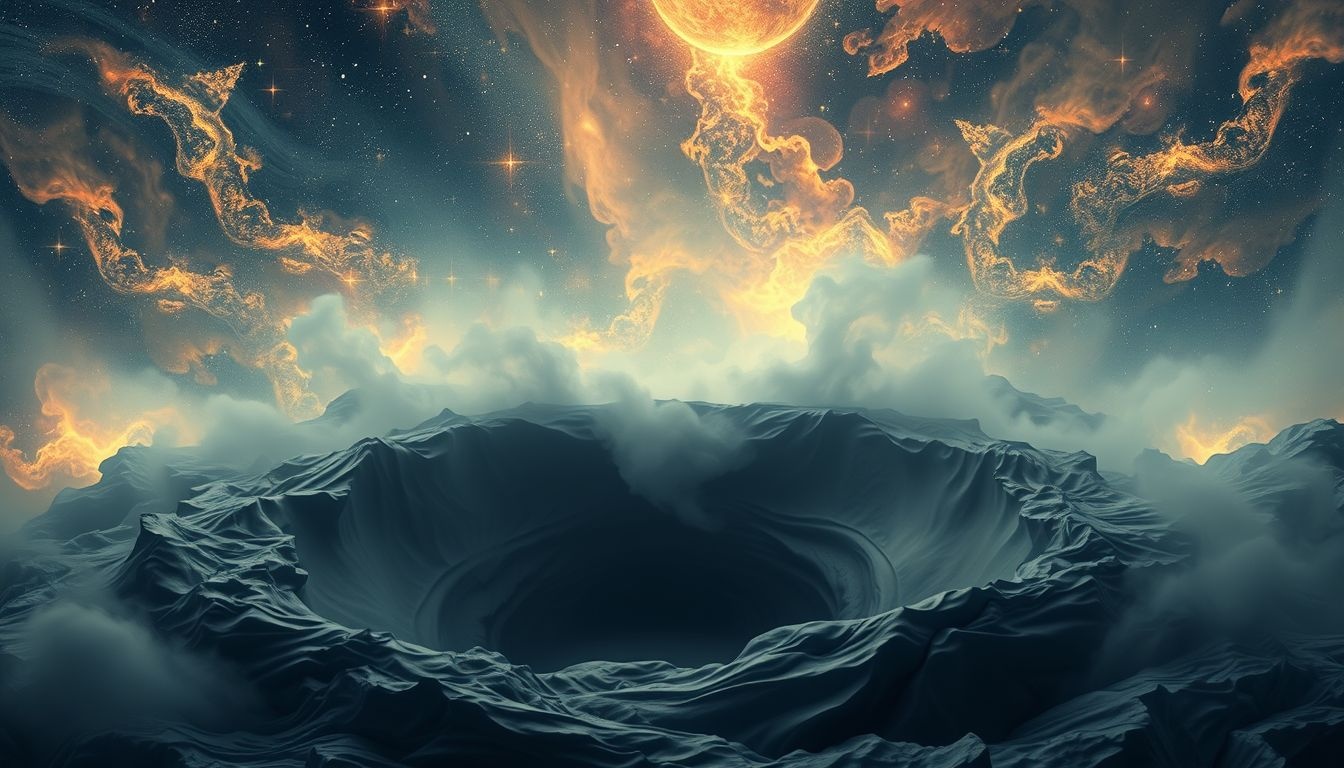 Rêver d'une fosse boueuse révèle souvent une stagnation émotionnelle profonde.