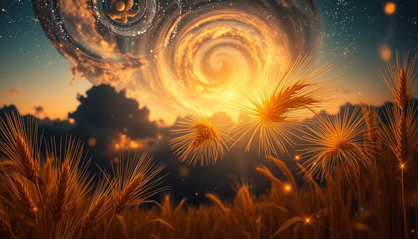 Les gerbes de blé symbolisent souvent l'abondance et la prospérité.