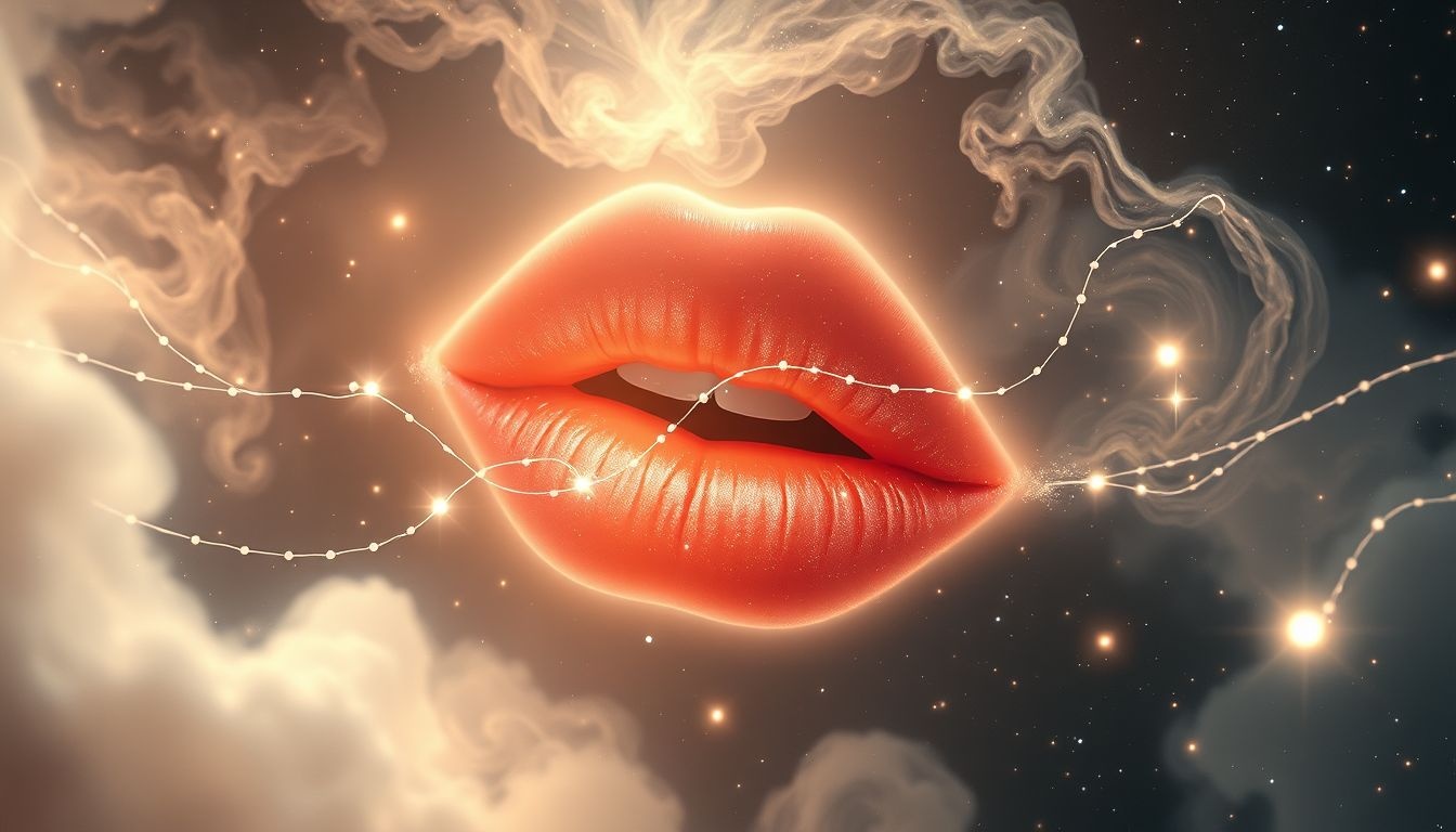 Se lécher les lèvres révèle souvent un désir amoureux caché.