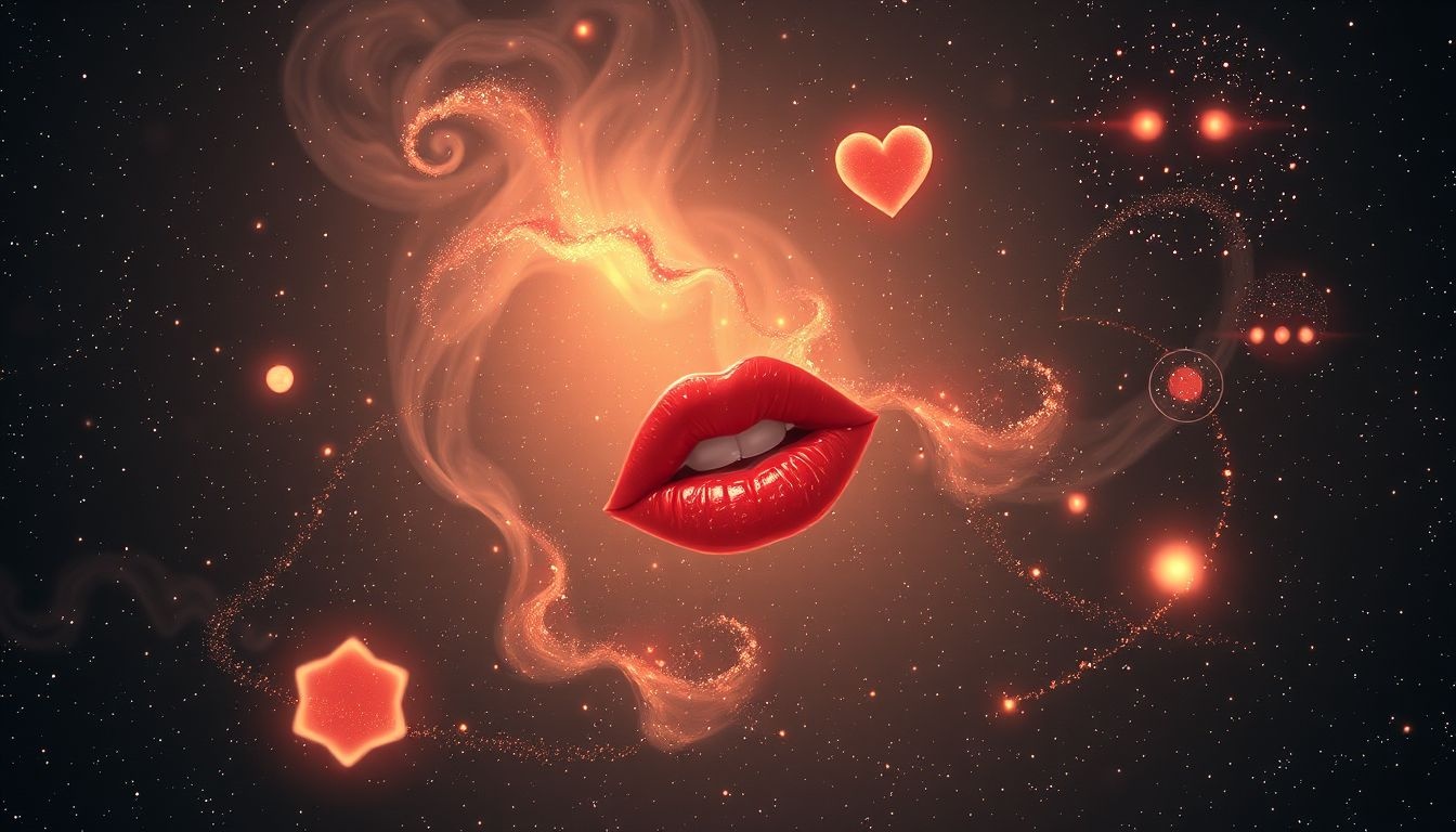 Se lécher les lèvres en rêve symbolise un désir intense secret.