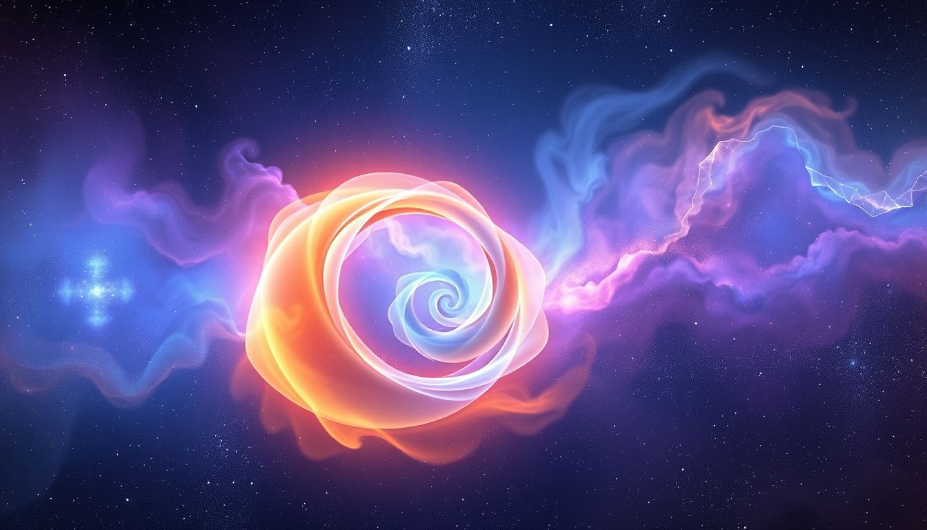 La spirale symbolise l'évolution intérieure vers un renouveau profond.