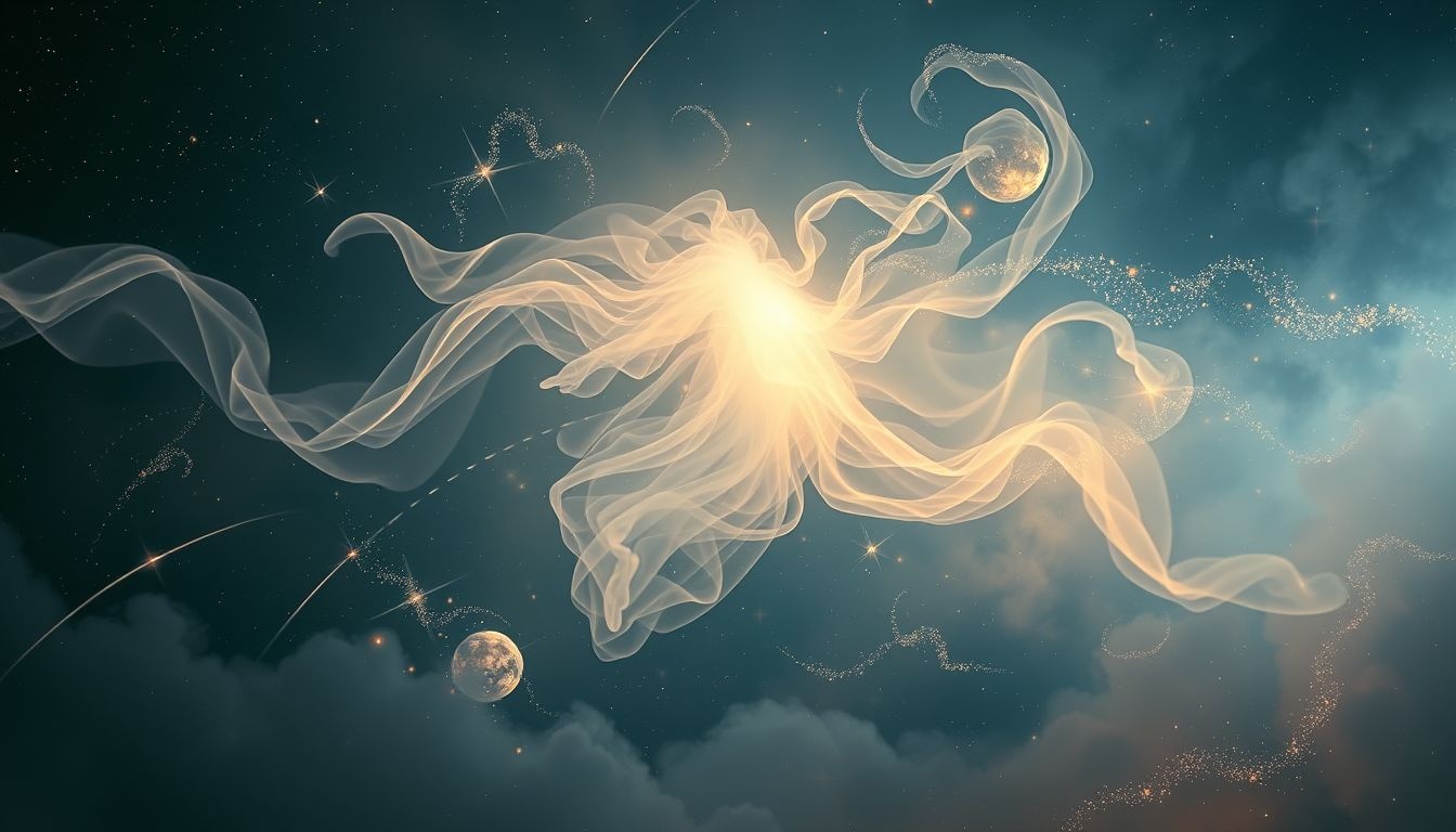 Le spectre changeant symbolise une transformation personnelle imminente.