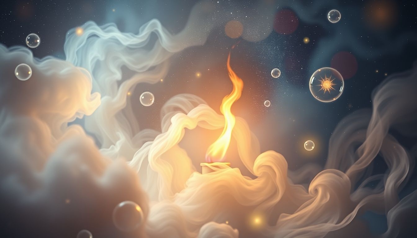La torche allumée symbolise la lumière et la sagesse intérieure.