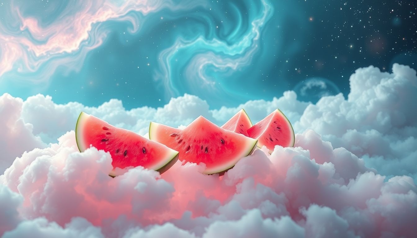 La tranche de pastèque symbolise fraîcheur, plaisir et générosité.