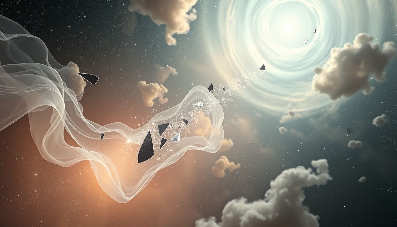 L'abandon des illusions révèle une quête authentique de sagesse intérieure.