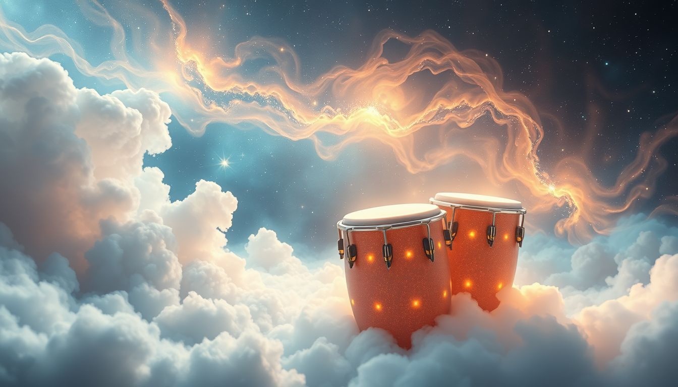 Rêver de congas symbolise le rythme vital et la créativité.