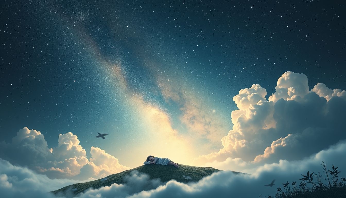 Rêver d’un baroudeur sous ciel étoilé symbolise liberté intérieure.