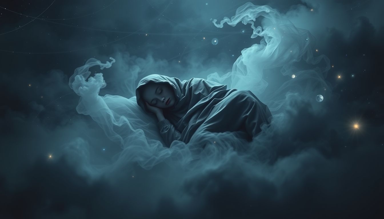 Le Faucheur dormant symbolise une mort imminente en attente.