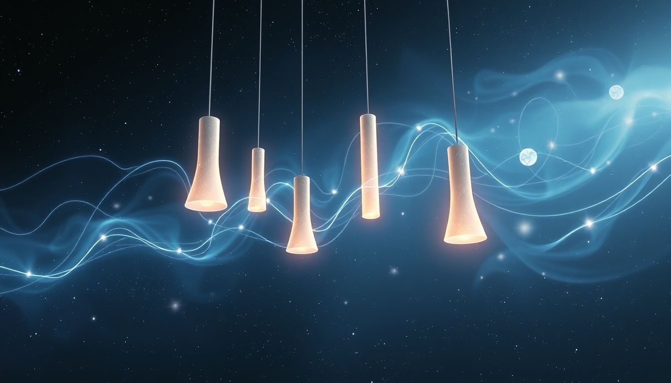 Rêver de cloches tubulaires symbolise souvent un appel spirituel profond.