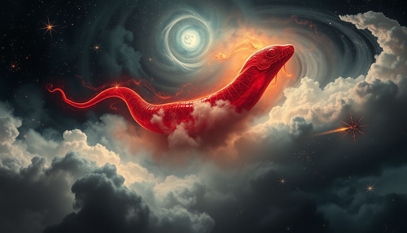 Rêver d'une limace rouge révèle une colère passionnée refoulée.