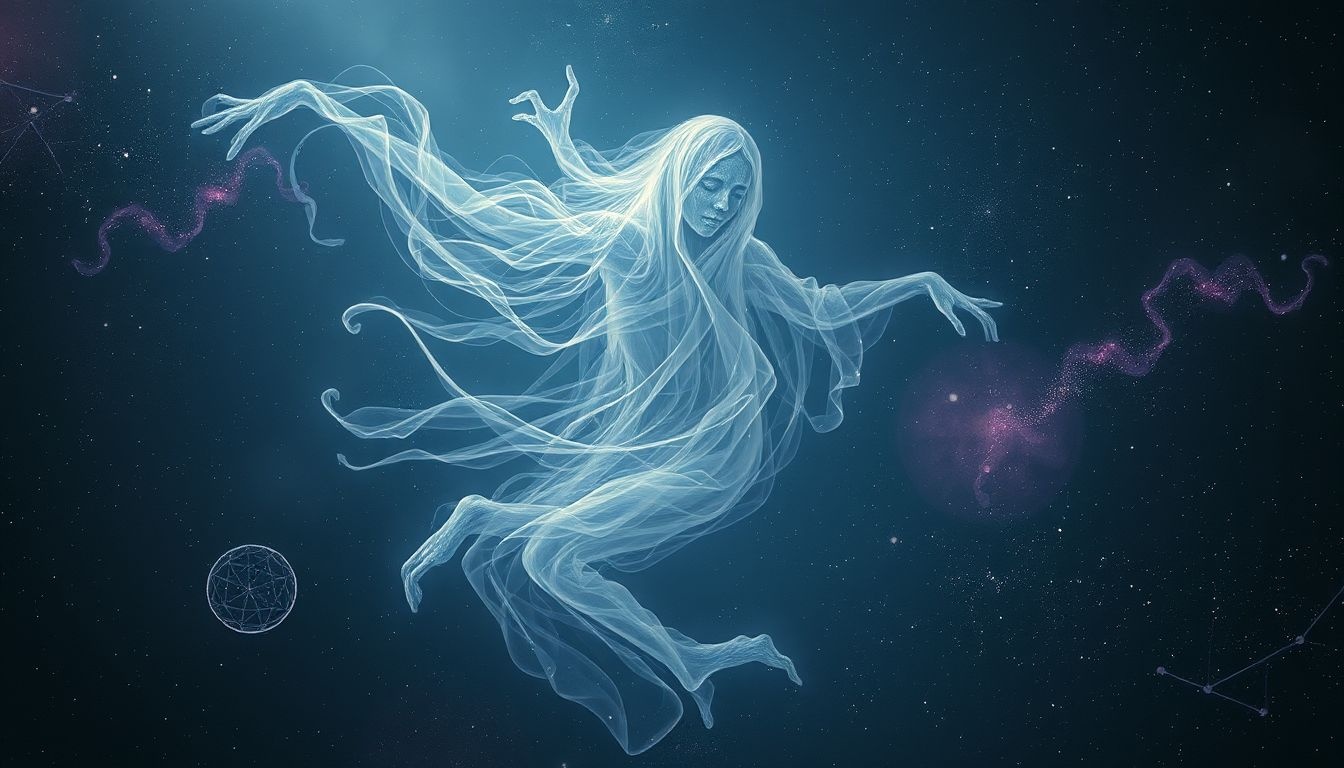Rêver d’un esprit révèle souvent culpabilité ou secrets enfouis.
