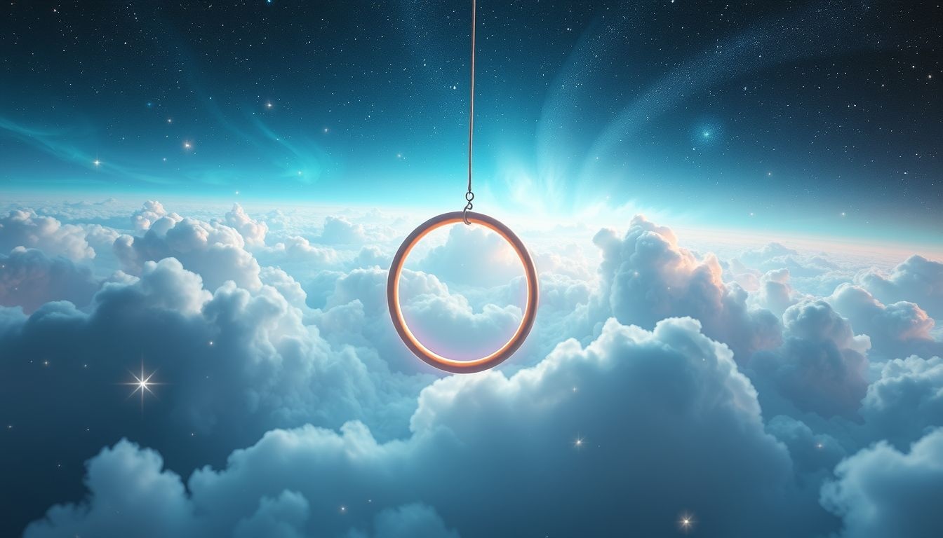Rêver d'anneaux symbolise équilibre et maîtrise personnelle profonde.