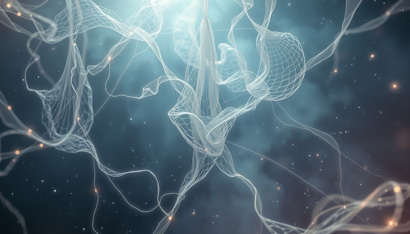 Accrocher un filet symbolise souvent limites et pièges dans les rêves.