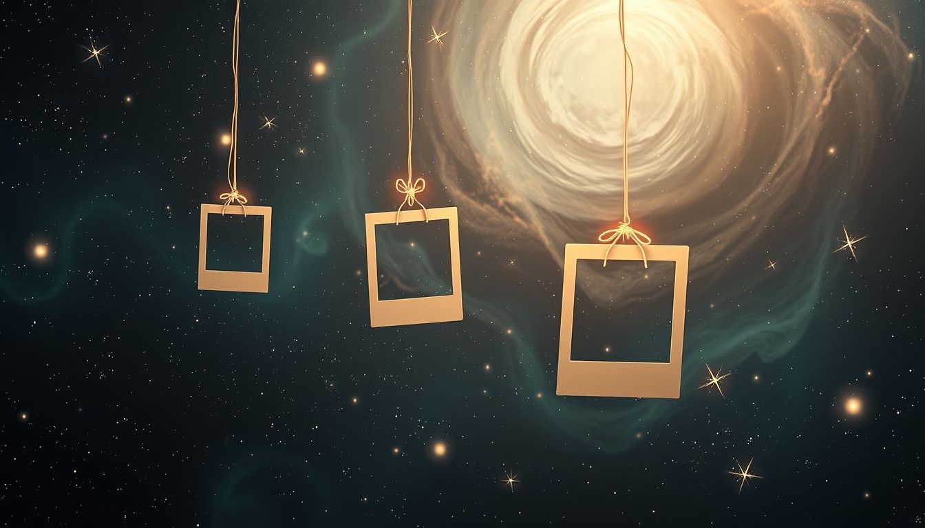 Accrocher une photo symbolise souvent mémoire et liens affectifs profonds.